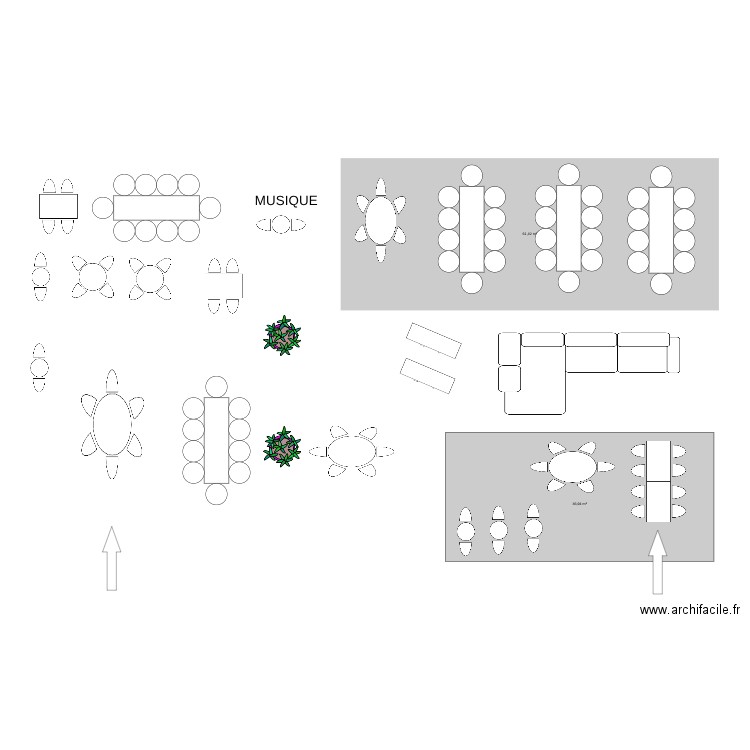 TERRASSE. Plan de 0 pièce et 0 m2