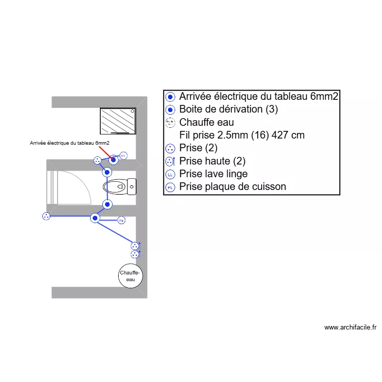 Me Mougeville. Plan de 