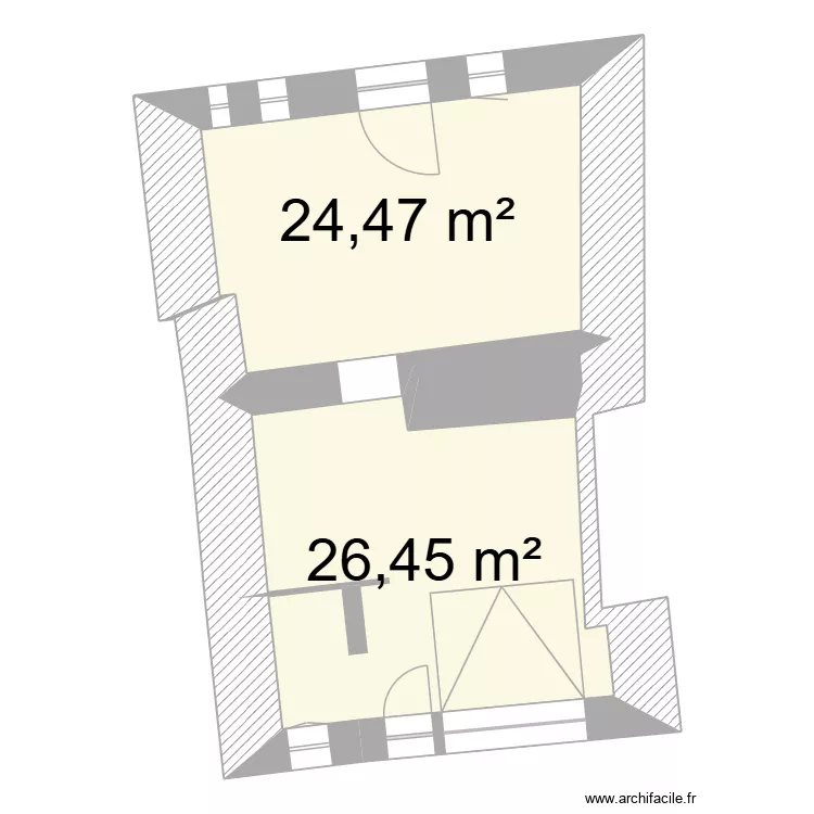 CHATEAUNEUF DU PAPE VERDUN. Plan de 