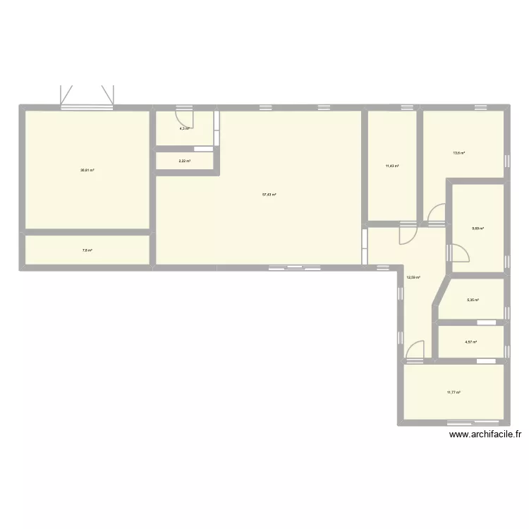 Maison 2. Plan de 
