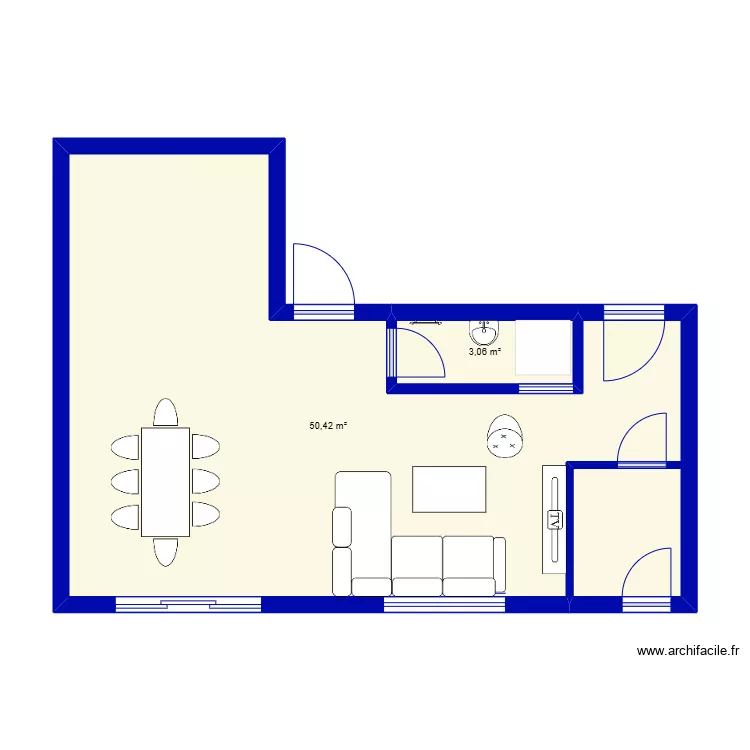 Plan maison. Plan de 