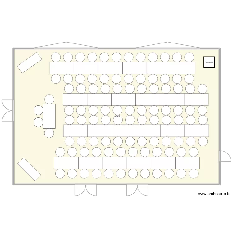80 bougies. Plan de 1  et 152 m²