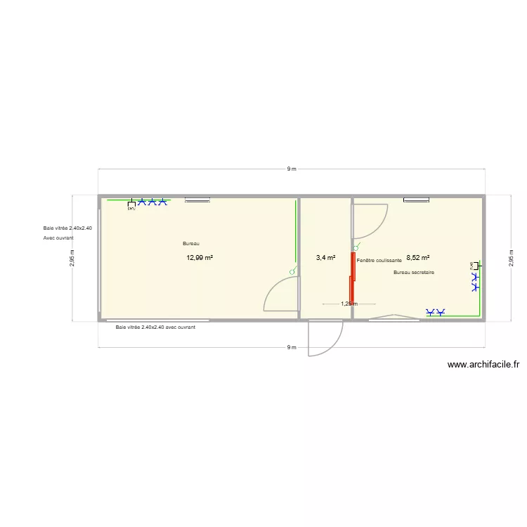 garage raymon p2. Plan de 