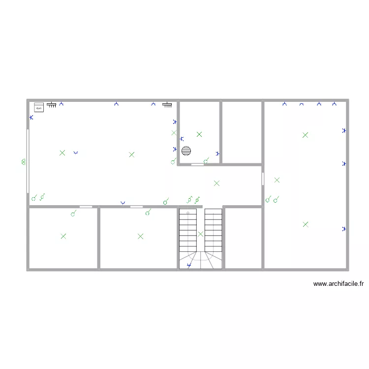 Posn cave Dany. Plan de 