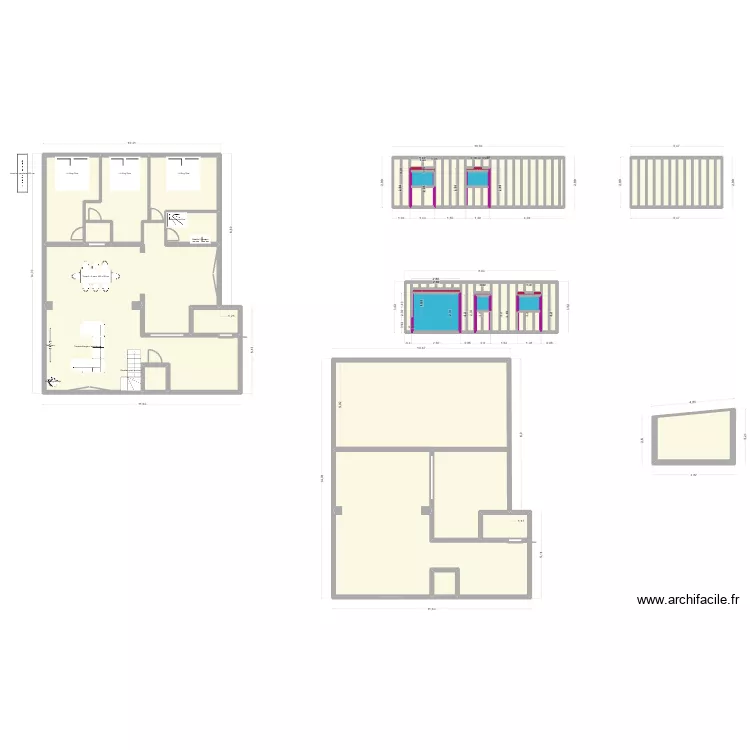 romaincharpente. Plan de 82  et 344 m²