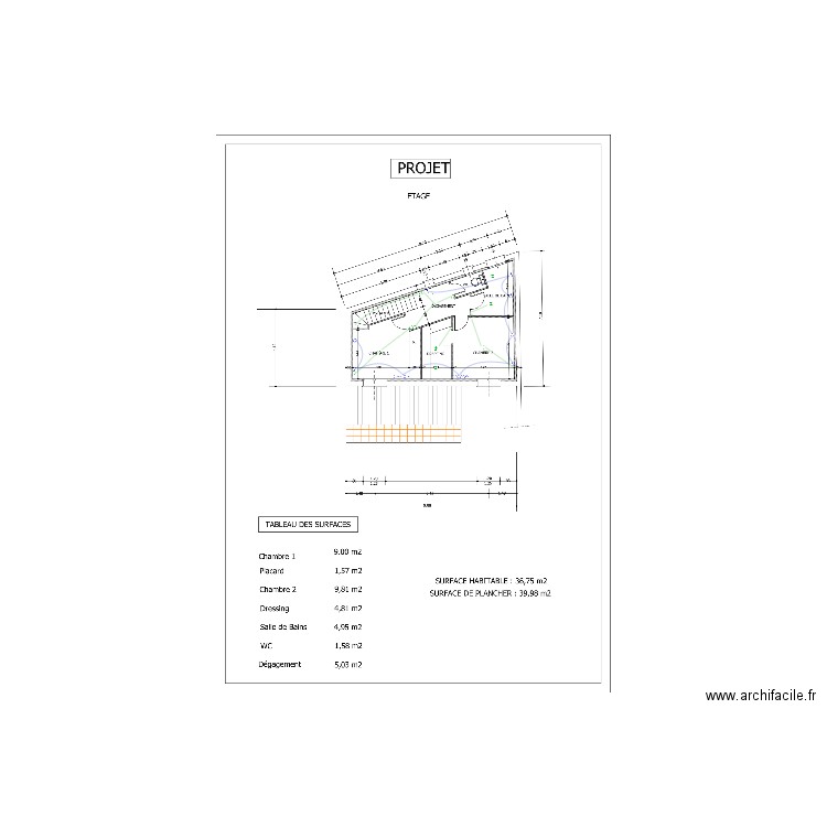 momo R+1. Plan de 0 pièce et 0 m2