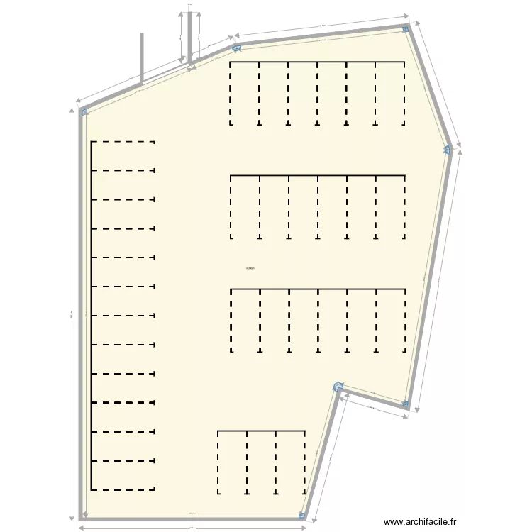 PARKING SAINT IGNACE. Plan de 