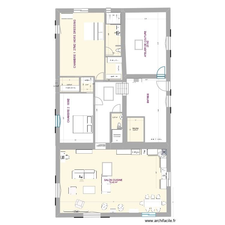 GRANGE RENOVATION FEVRIER 2025. Plan de 0 pièce et 0 m2