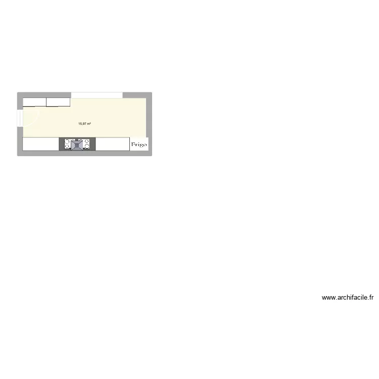 Food truck - Super Sophie. Plan de 1 et 16 m² Food truck - Super Sophie. Plan de 1 et 16 m²