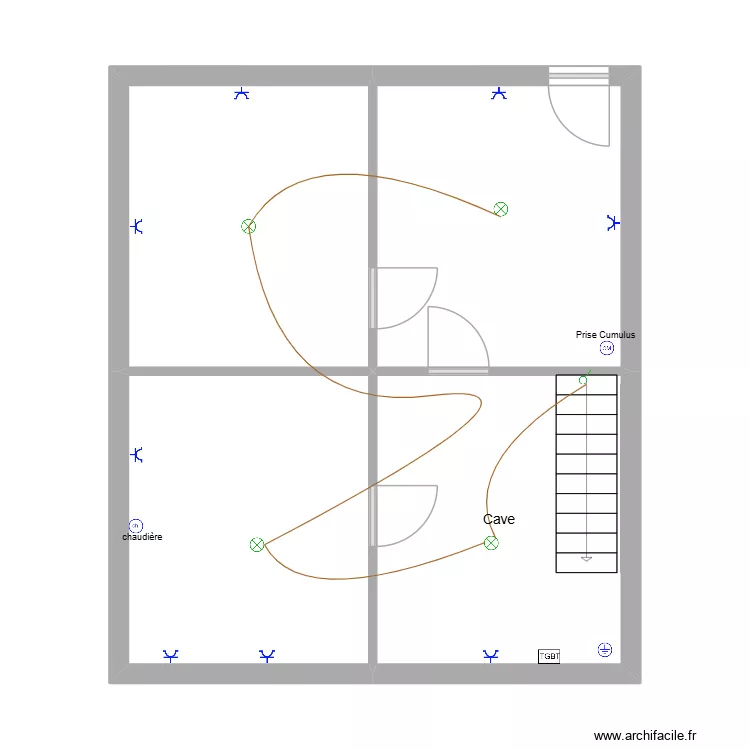 maison lecl. Plan de 15 pièces et 143 m²