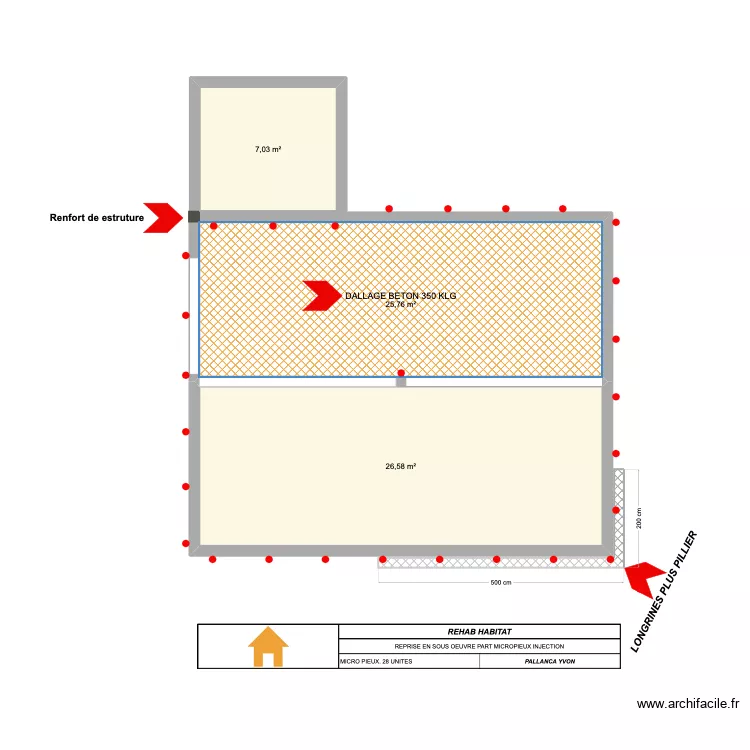 PALLANCA 06 DALUIS. Plan de 