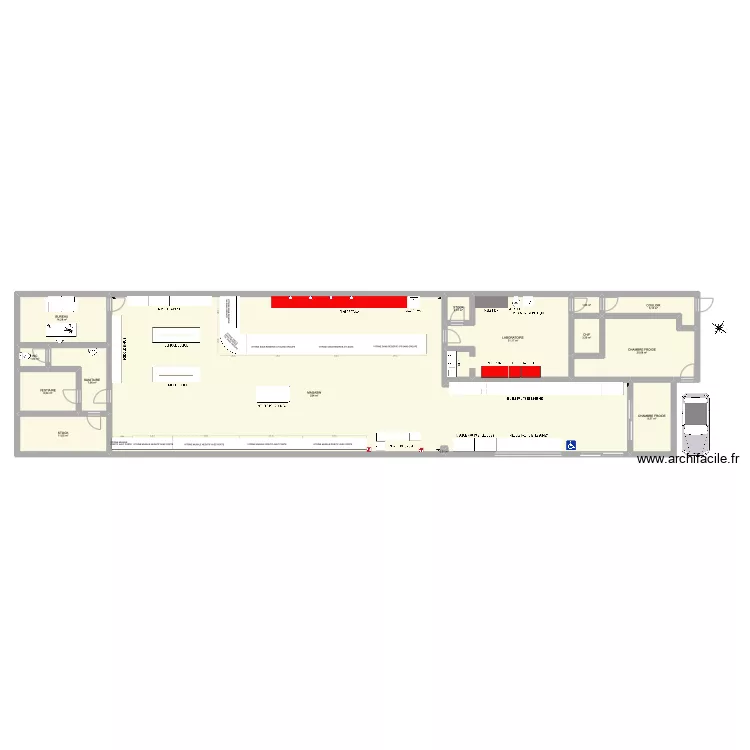 BOUCHERIE LUNEL. Plan de 0 pièce et 0 m2