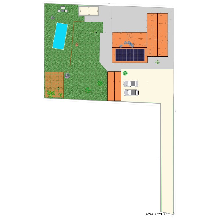maison muy plan maison et jardin dep garage toiture. Plan de 0 pièce et 0 m2