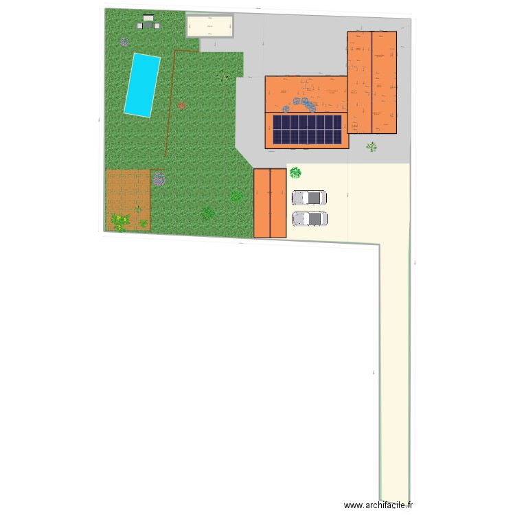 maison muy plan maison et jardin dep garage toiture. Plan de 18 pièces et 1194 m2