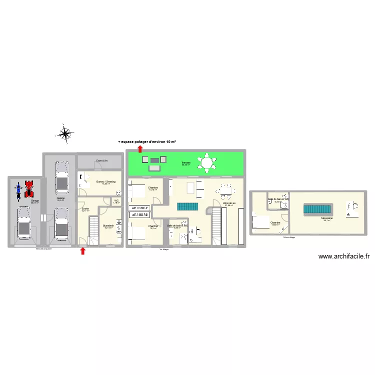 CLEMENT Romain. Plan de 