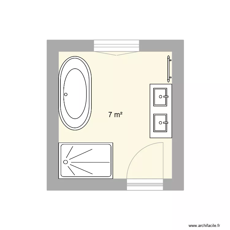 salle de bain 3. Plan de 