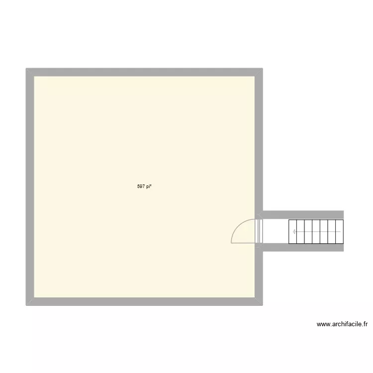 FG-68C. Plan de 1 Pièce et 55 m² FG-68C. Plan de 1 Pièce et 55 m²