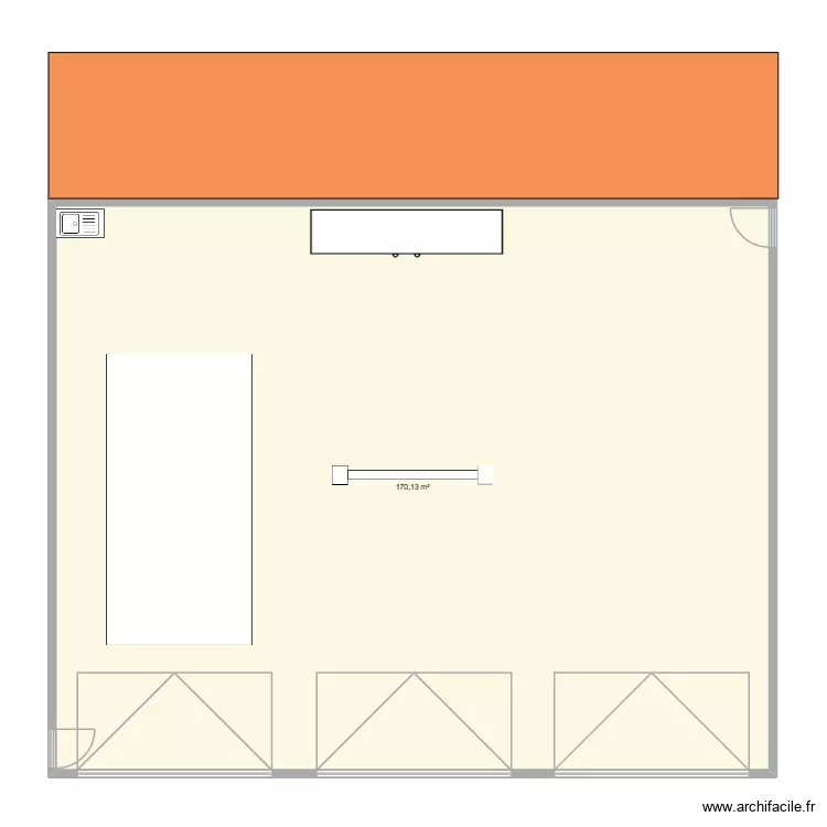 TOUCY AUTO. Plan de 1  et 170 m²