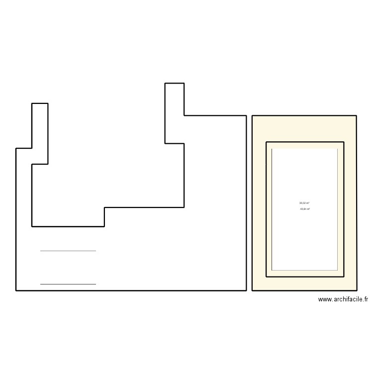 plan anatole 2. Plan de 2 pièces et 112 m2