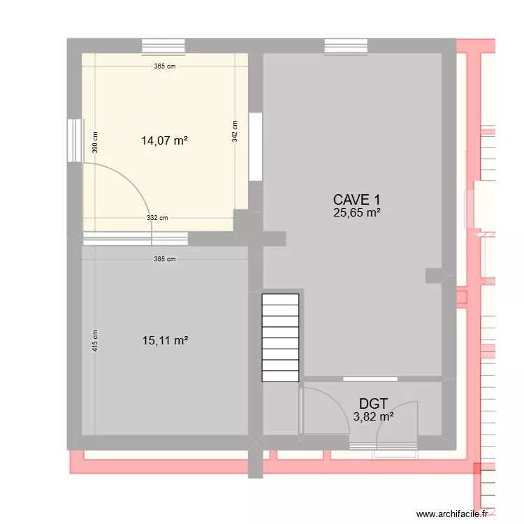 BI 33336. Plan de 34  et 255 m²