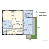 Plan chatterie rez de chauss&eacute;e