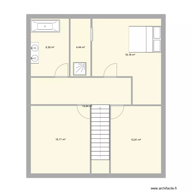 Maison 2026 - Rosny (plateau d\'avron) - &eacute;tage 1. Plan de 6 pièces et 74 m²