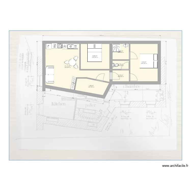 Plan initial Lamballe. Plan de Plan initial Lamballe. Plan de