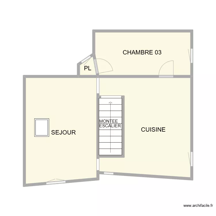 PLAN ETAGE 2 GALLARGUES AM. Plan de PLAN ETAGE 2 GALLARGUES AM. Plan de