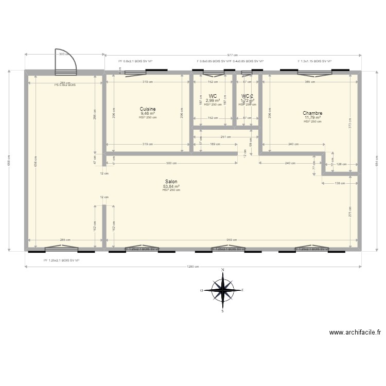 ML24005342 CAUREZ. Plan de 0 pièce et 0 m2