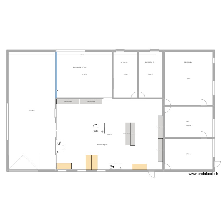 Projet STD V1.2 partagé. Plan de 8 pièces et 431 m2