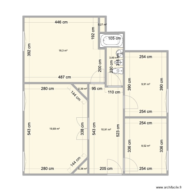 Bellamy Plan Actuel V3. Plan de 0 pièce et 0 m2