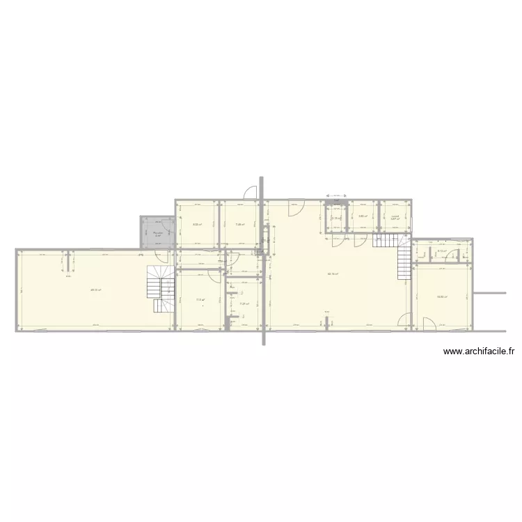 Maison de Saint Agil 1. Plan de 16 Pièces et 188 m² Maison de Saint Agil 1. Plan de 16 Pièces et 188 m²