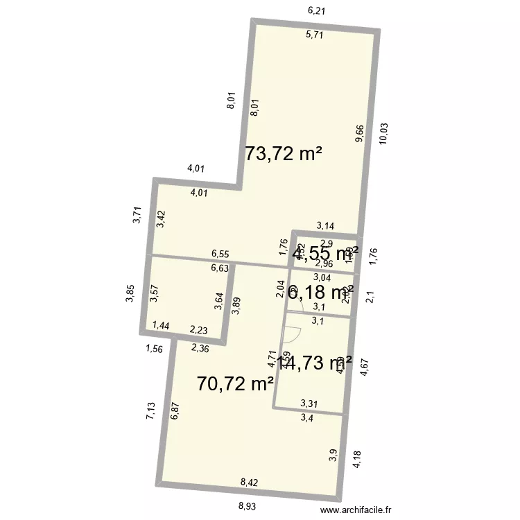 MONTREVEL 4. Plan de 