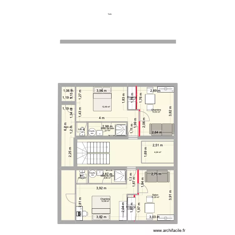 Tulle 2. Plan de 53 Pièces et 506 m² Tulle 2. Plan de 53 Pièces et 506 m²