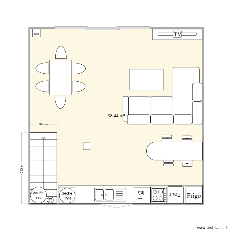 flavie/nico lot 2. Plan de 12 pièces et 114 m2