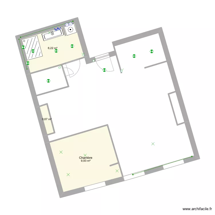 Plan &eacute;l&eacute;ctrique. Plan de 