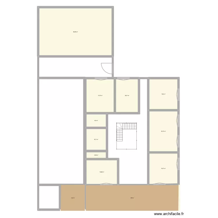 PLAN 01. Plan de 10  et 184 m²