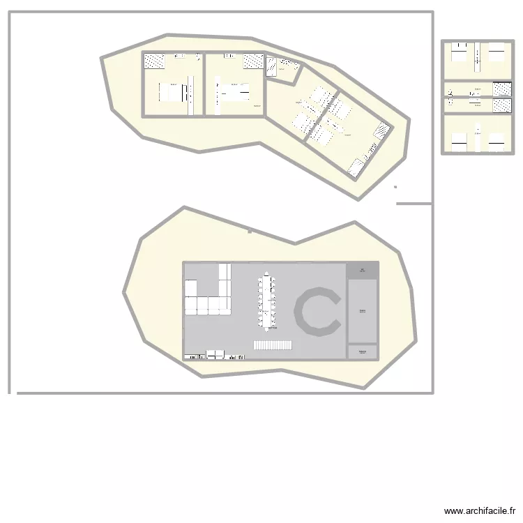 Villa AGUA RDC V6. Plan de 