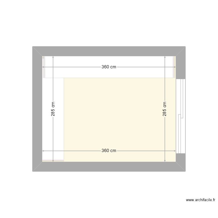mostapha ales. Plan de 1 pièce et 10 m2
