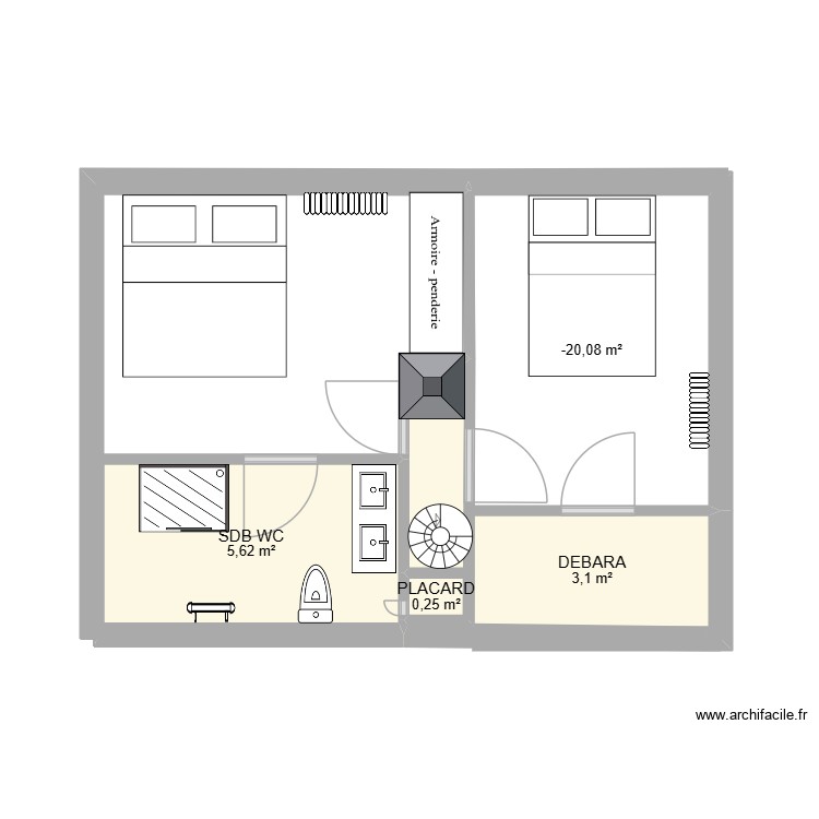 COMBLES PIERRE CHATEL. Plan de 0 pièce et 0 m2