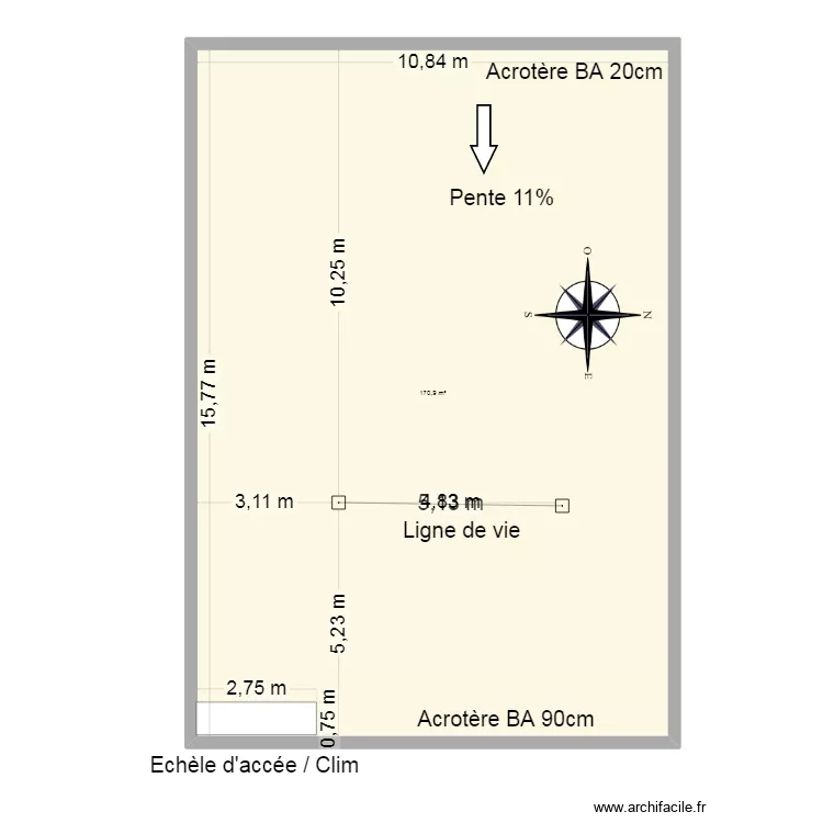 Toiture Bistrot Regent. Plan de Toiture Bistrot Regent. Plan de