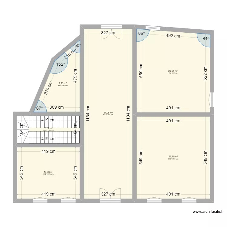 FRAYRET RDC. Plan de 