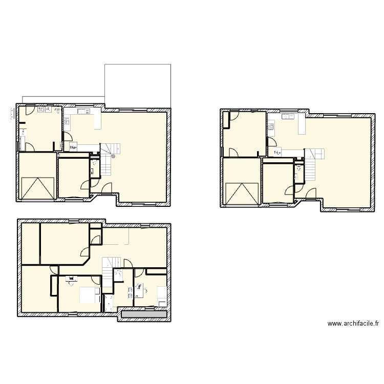 Plan maison. Plan de 33 pièces et 328 m2
