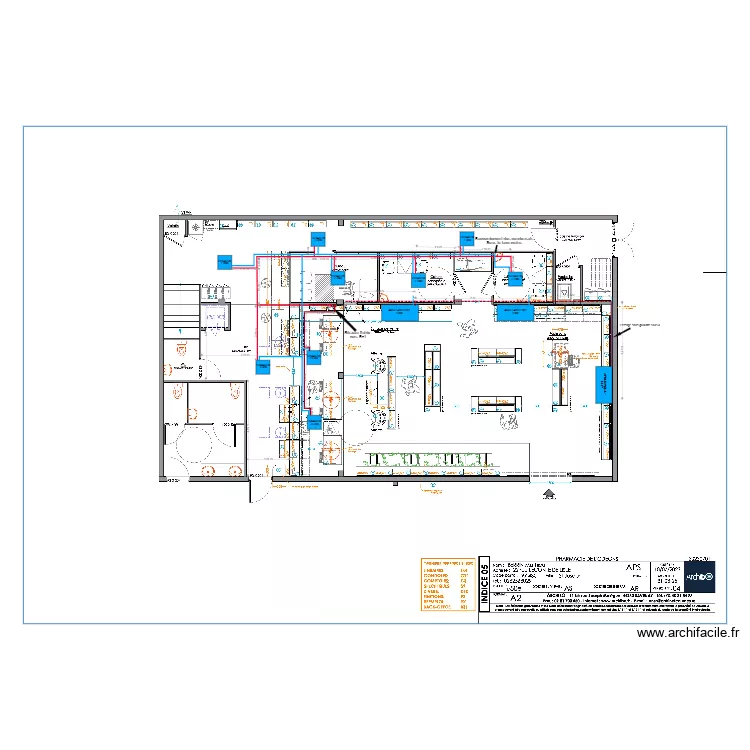 Pharmacie L'odeon V2. Plan de 
