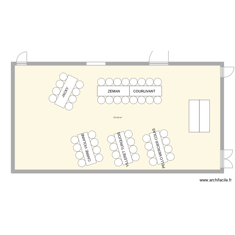 SALLE AMICALE ST VALENTIN. Plan de 0 pièce et 0 m2