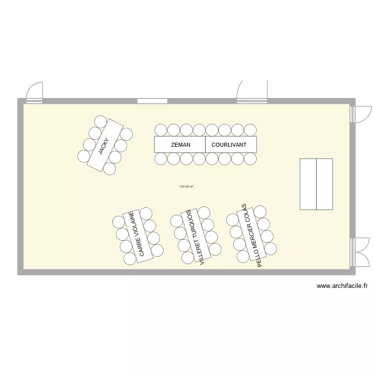 SALLE AMICALE ST VALENTIN. Plan de SALLE AMICALE ST VALENTIN. Plan de