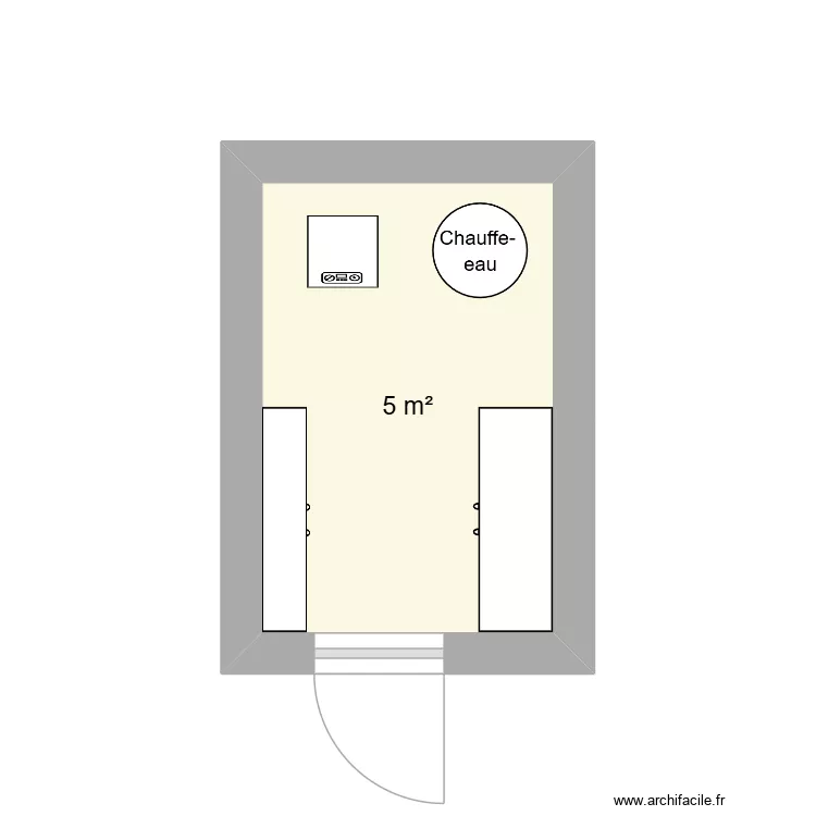 SALLE CHAUFFAGE PAUL. Plan de 1 et 5 m² SALLE CHAUFFAGE PAUL. Plan de 1 et 5 m²