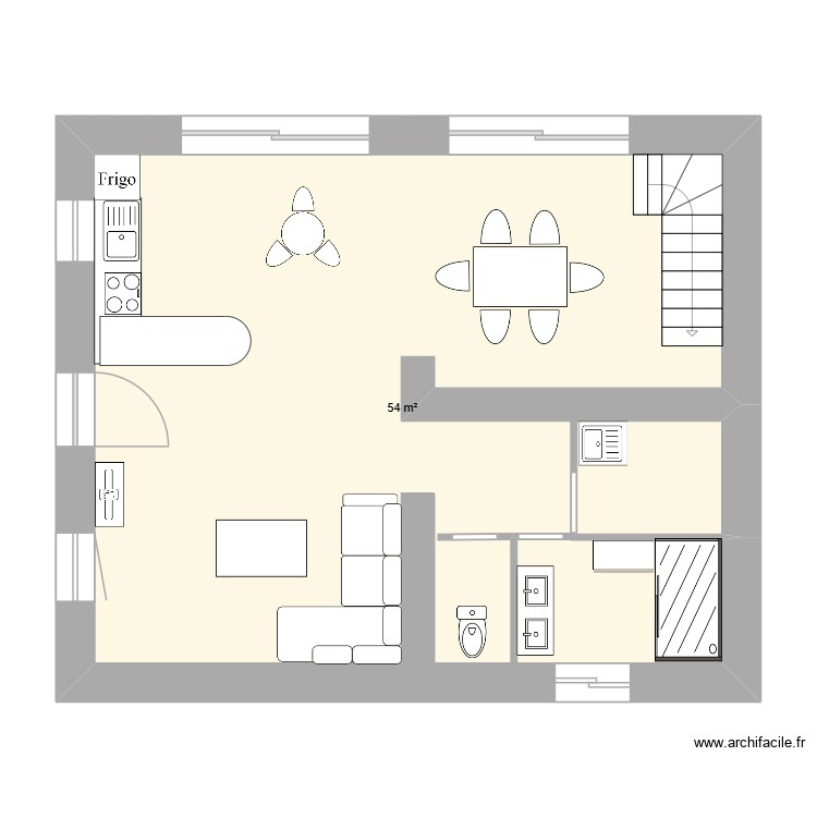 rdch maison philippe 2. Plan de 0 pièce et 0 m2