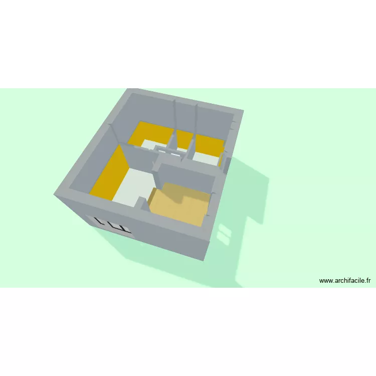 Fernand. Plan de 18  et 118 m²