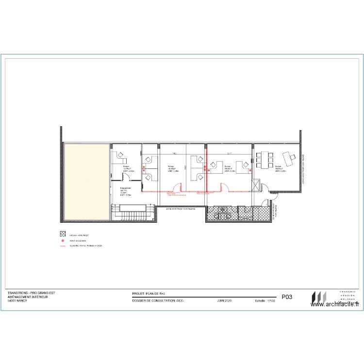 Bureau PartDev. Plan de 0 pièce et 0 m2